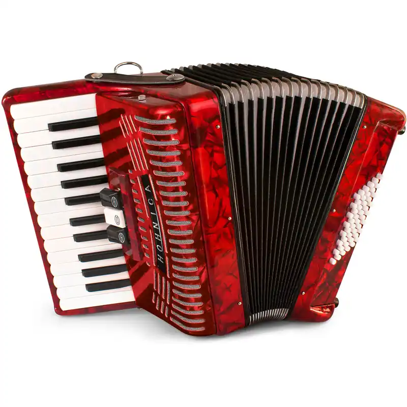 Direct From Factory Hohner 1304-RED Student Hohnica Accordion