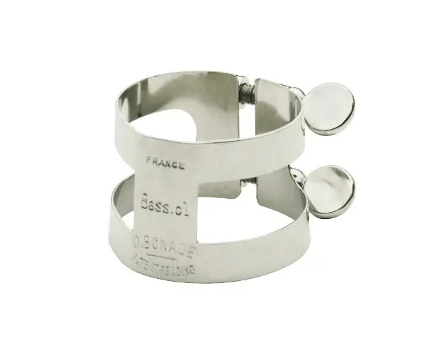 Direct From Factory Bonade Inverted Nickel Plated Bb Bass Clarinet Ligature