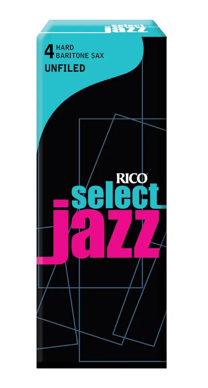 Rico Jazz Select Unfiled Baritone Saxophone Reeds, 4H Fan Favorite