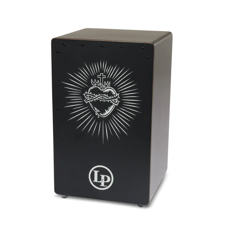 Latin Percussion LP1464-TH Thorny Hearts Cajon Special Offer