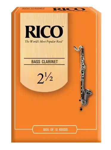 Rico Bass Clarinet 10-Pack 2.5 Strength Final Sale