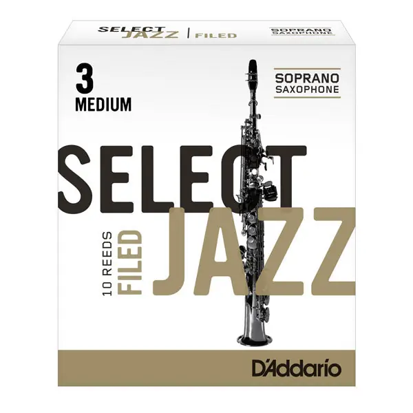 Worldwide Shipping D'ADDARIO SELECT JAZZ Filed 2 Medium Soprano Saxophone Reeds