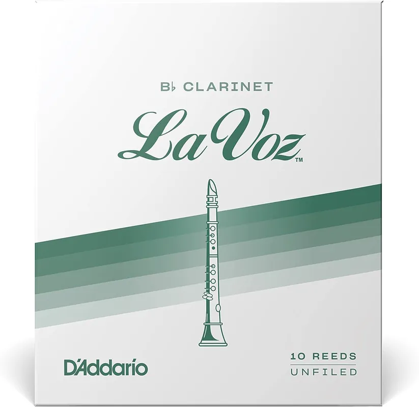 Direct From Factory Rico La Voz Bb Clarinet 10-Pack, Medium Strength
