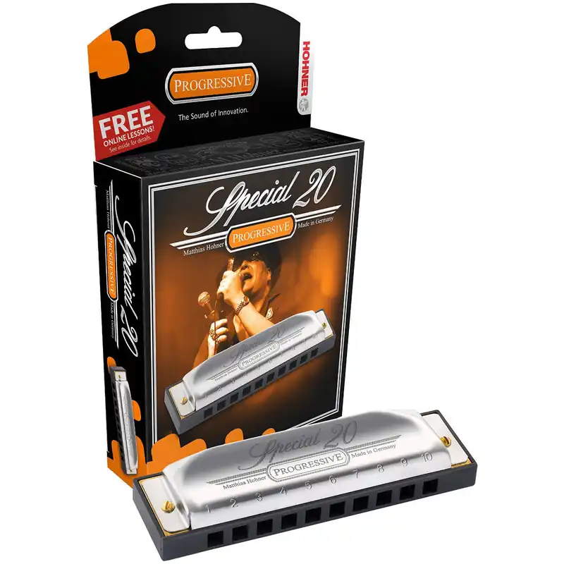 Hassle-Free Returns HOHNER SPECIAL 20 - PROGRESSIVE HARMONICA, KEY OF Eb