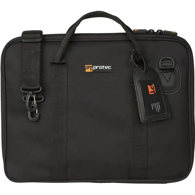 Certified Protec Music Portfolio Bag with Shoulder Strap in Black