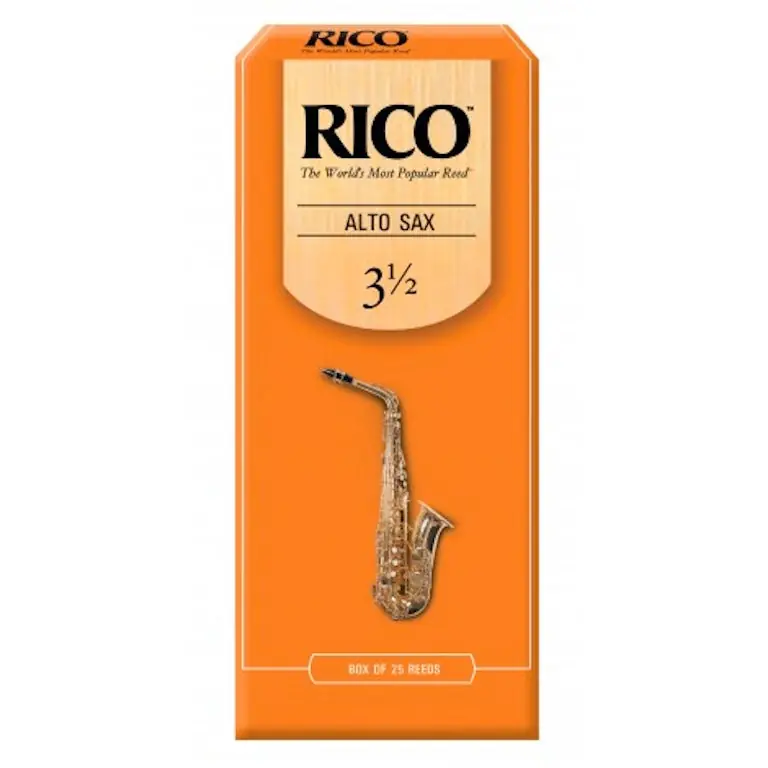 Rico Eb Alto Saxophone Reeds, 3.5 Strength, 25 Count Final Sale