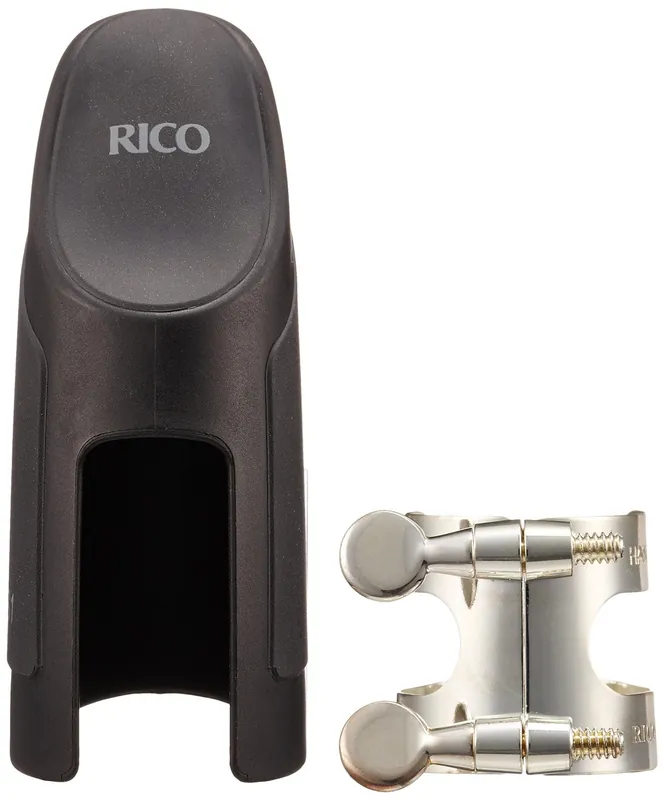 Holiday Sale Rico H-Ligature & Cap for Hard Rubber Alto Saxophone Mouthpieces