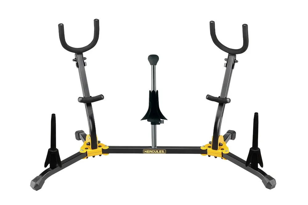 HERCULES DS538B Duo Alto/Tenor Saxophone Stand Limited Edition