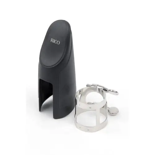 Rico Ligature & Cap, Bb Clarinet, Nickel Plated Free Delivery