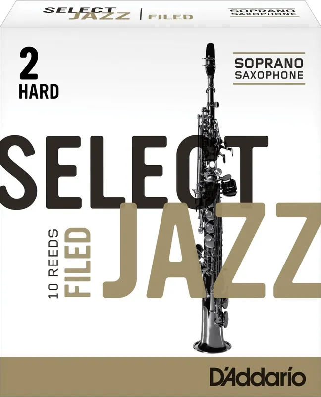 Special Offer Rico Select Jazz Soprano Sax Reeds, Filed, Strength 2 Strength Hard, 10-Pack