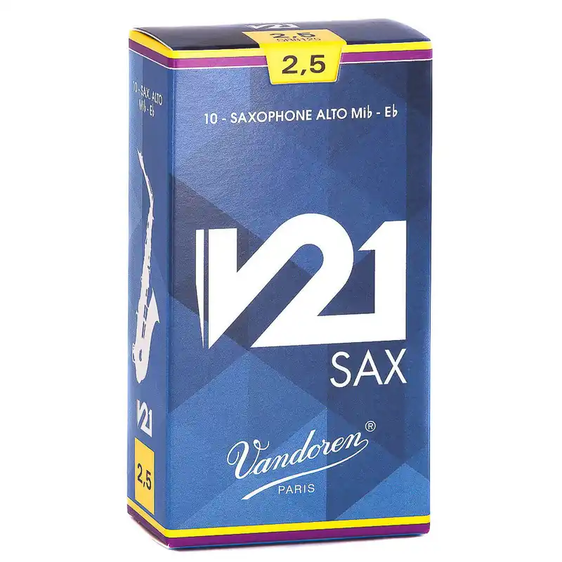 Markdown Vandoren SR8125 Alto Saxophone Reed - 2-1/2 Strength