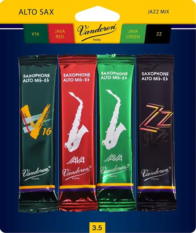 Vandoren SRMIXA35 Alto Sax Jazz Reed Mix Card Express Delivery