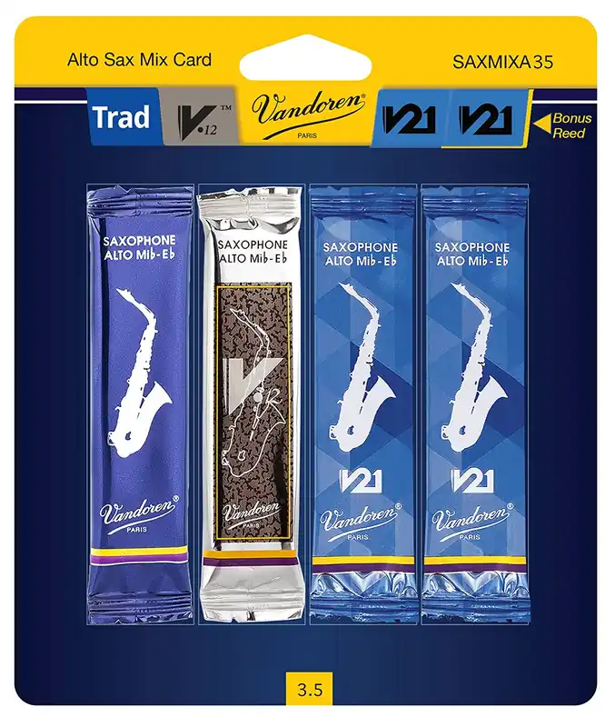 Vandoren SAXMIXA35 Alto Saxophone Mix Card 3.5 Popular