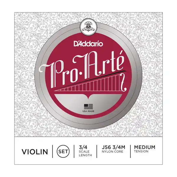 D'Addario Pro-Arte Violin String Set 3/4 Scale Medium Tension Holiday Sale