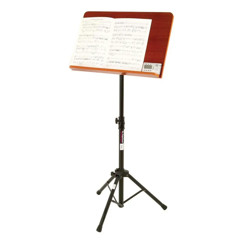On-Stage SM7312W Conductor Stand with Wide Wooden Bookplate Deal