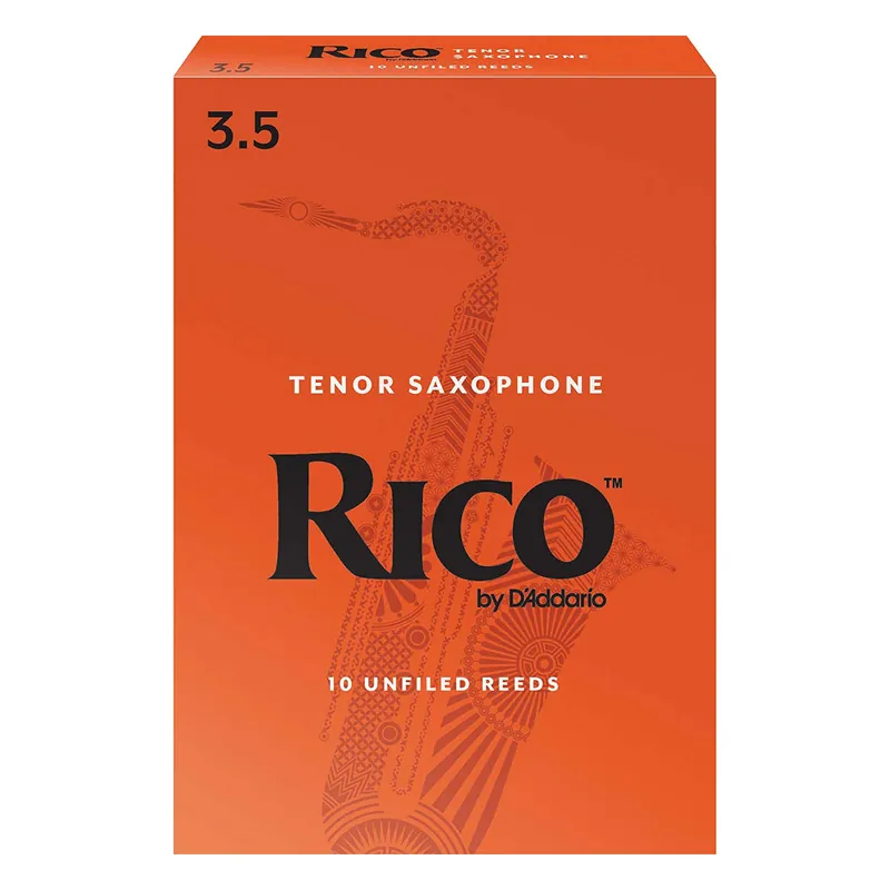 Rico By D'Addario Tenor Sax Reeds, Strength 3.5, 10-Pack Order Now