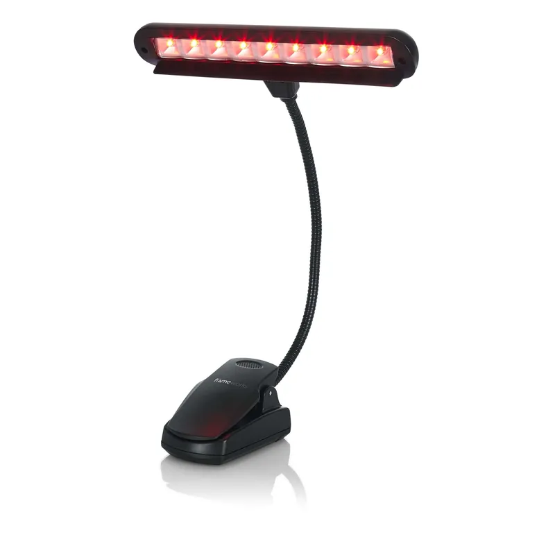 Gator Gator Frameworks Clip-On Red LED Music Lamp GFWMUSLEDR Low Price