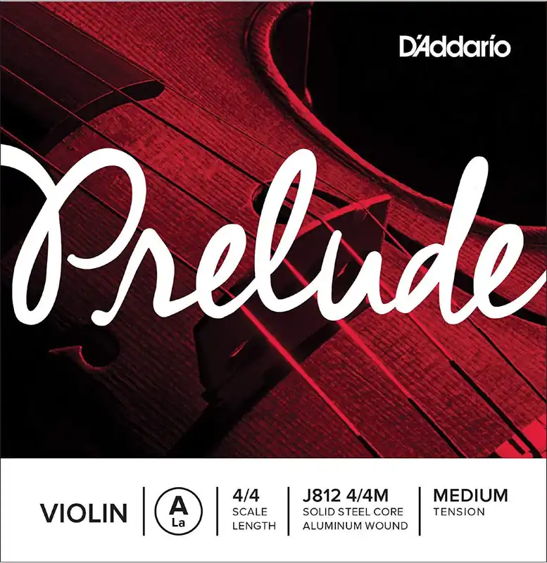 D'Addario Prelude Violin Single A String, 4/4 Scale, Medium Tension Secure Checkout