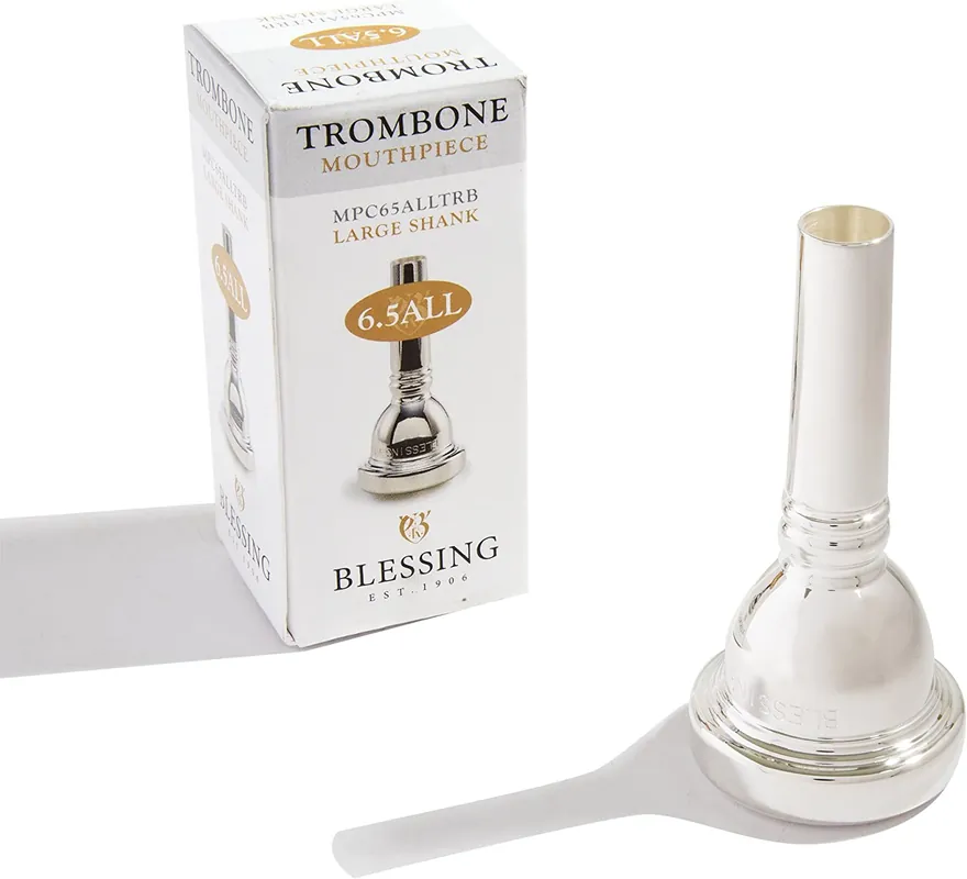 Blessing MPC65ALlTRB Large Shank 6.5 al Trombone Mouthpiece While Supplies Last