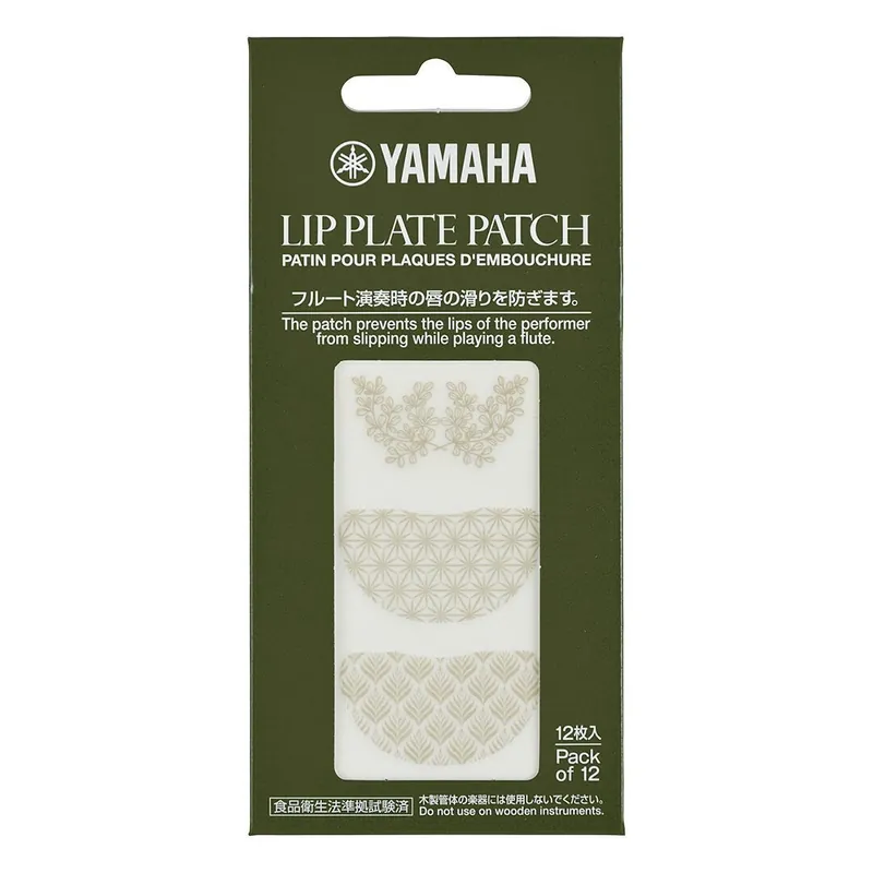 Yamaha YAC FLLP2 Flute Lip Plate Patch - 3 Designs Pack 12 Best Price