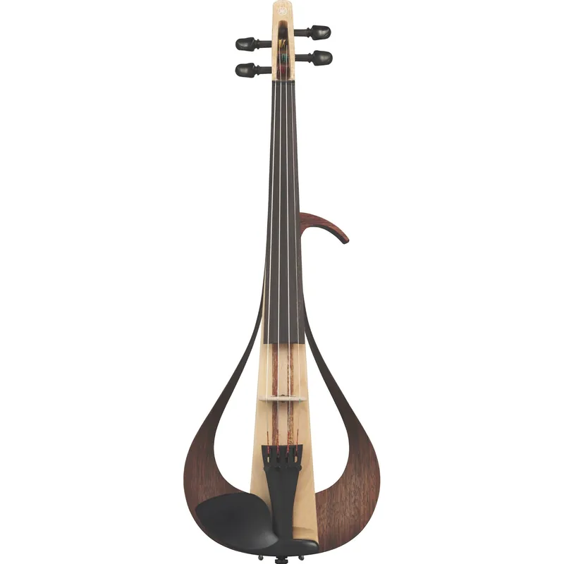 Yamaha 5 String Electric Violin In A Natural Wood Finish Modern