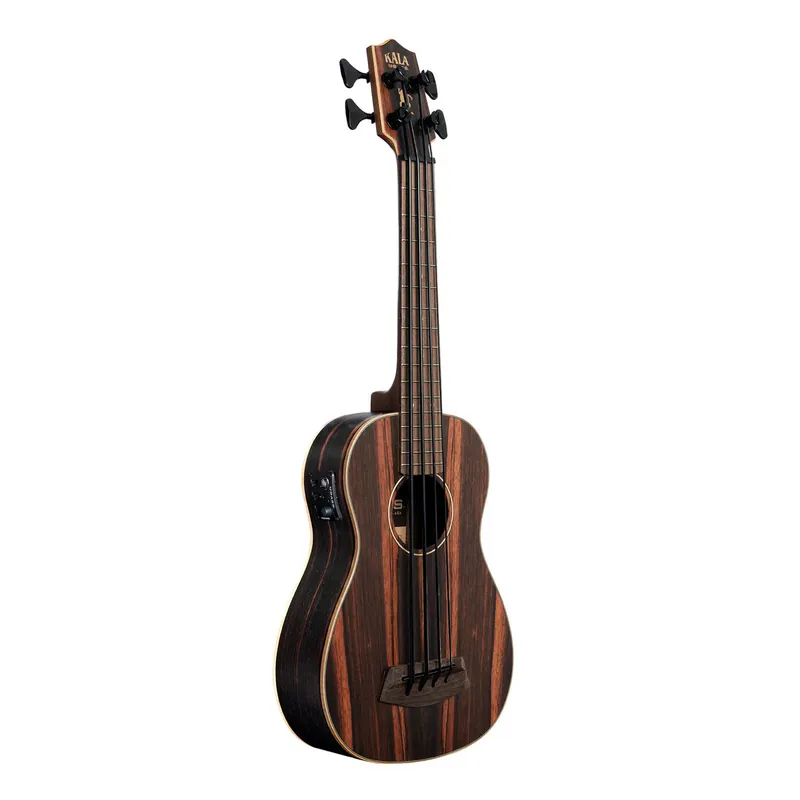 Kala Striped Ebony Fretted Acoustic-Electric U-BASS Best Seller