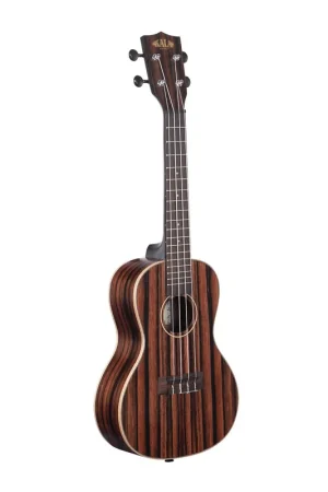 Striped Ebony Concert Ukulele Direct From Manufacturer