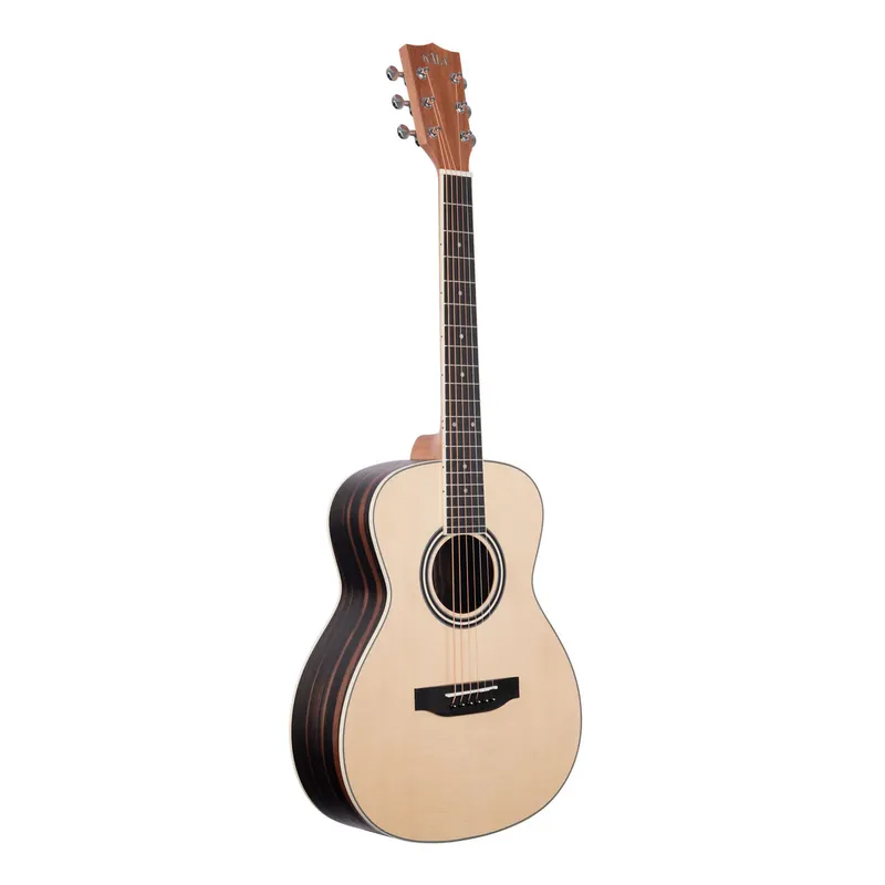 Kala Solid Spruce Top Ebony Orchestra Mini Guitar Viral