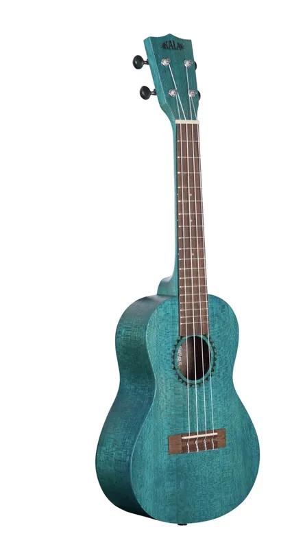 Kala Ocean Blue Stained Meranti Concert Ukulele Low Price