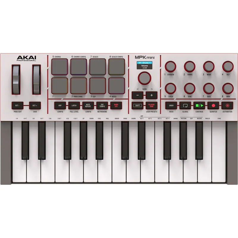 Akai Professional MPK Mini 4 Midi Controller - White Buy Online