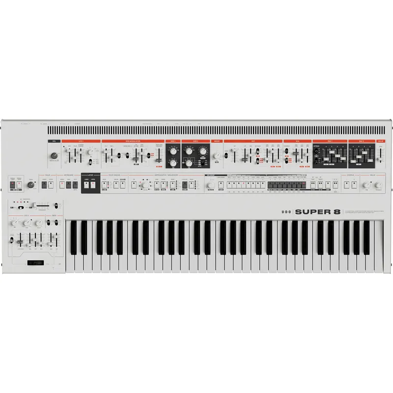 Budget UDO Audio Super 8 Polyphonic 16-Voice Bi-Timbral Analog-Hybrid Perform