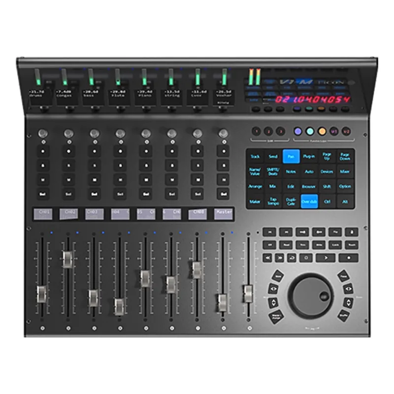 iCON Pro Audio V1-M USB MIDI DAW Control Surface with Motorized Faders Handmade