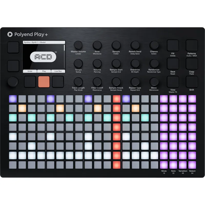 Polyend Play+ Compact Standalone Sampler and MIDI Groovebox Fresh Stock