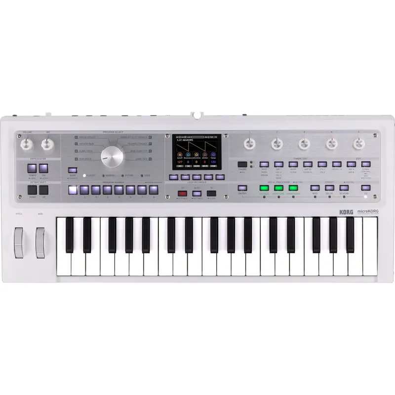 Special Discount Korg microKORG2 Synthesizer - White