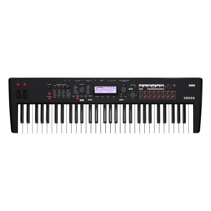 Must Have Korg KROSS2 61-Key Synthesizer Workstation - Super Matte Black
