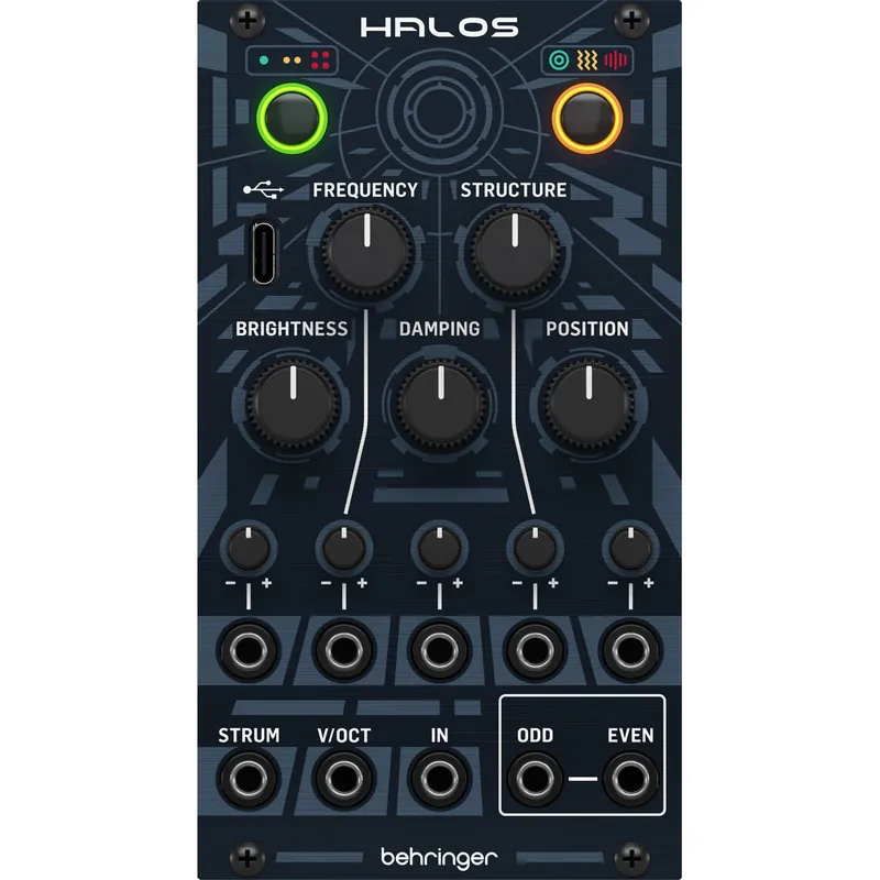 Express Delivery Behringer Halos Physical Modeling Synthesizer for Eurorack