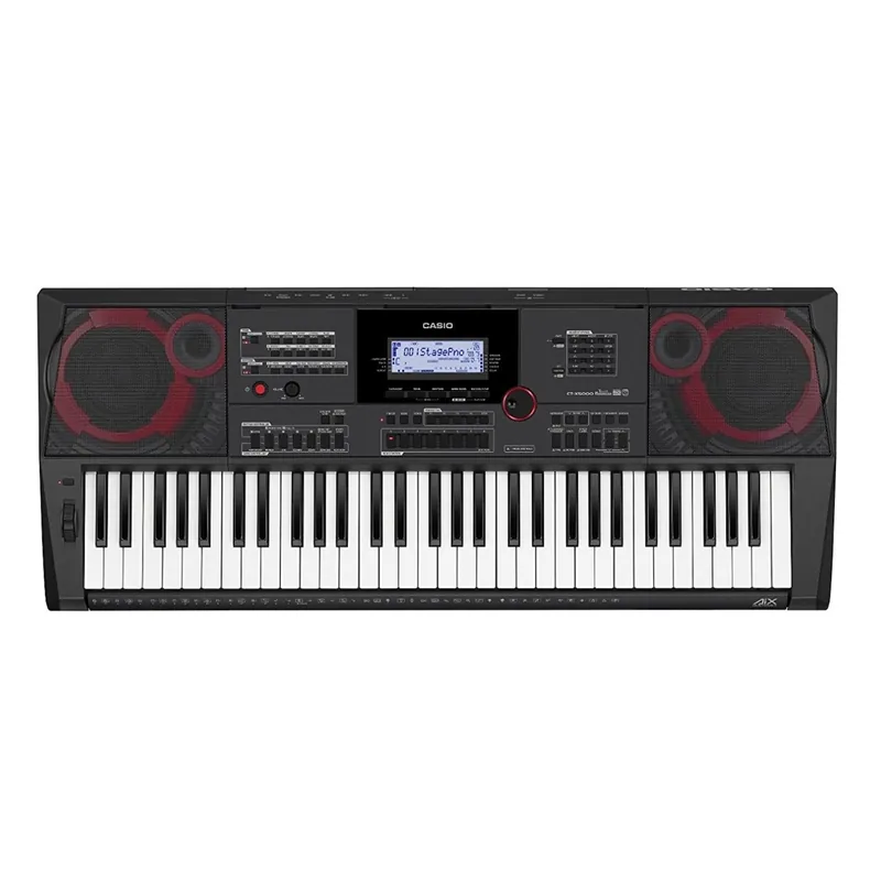 Casio CTX5000 61-Key Touch Sensitive Portable Keyboard with Power Supp Handmade