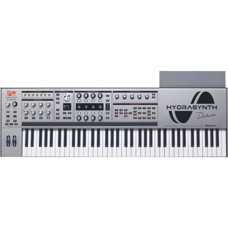 Same Day Shipping ASM Hydrasynth Deluxe Synthesizer - Limited-Edition Silver