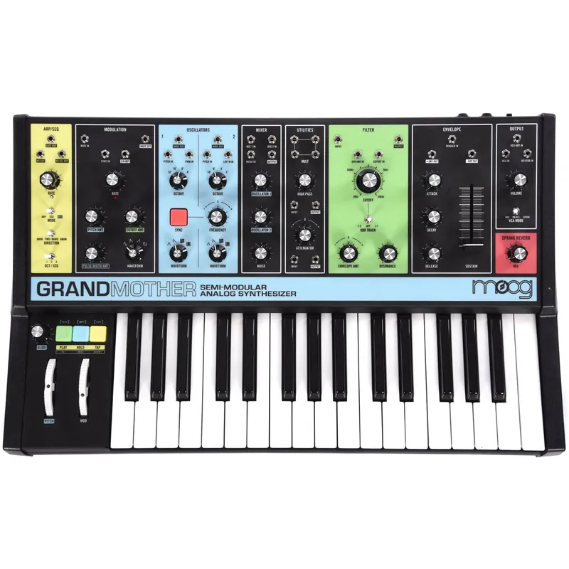 Seasonal Sale Moog Grandmother 32-Key Semi-Modular Analog Synth