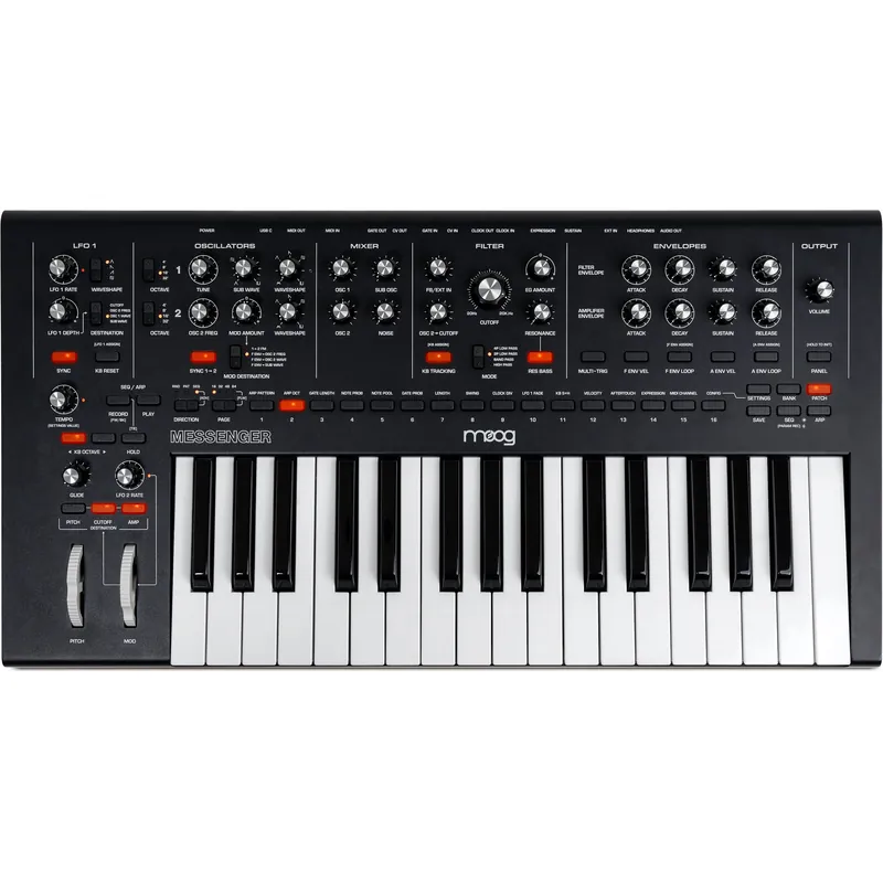 Order Now Moog Messenger Next Generation Monophonic Analog Synthesizer