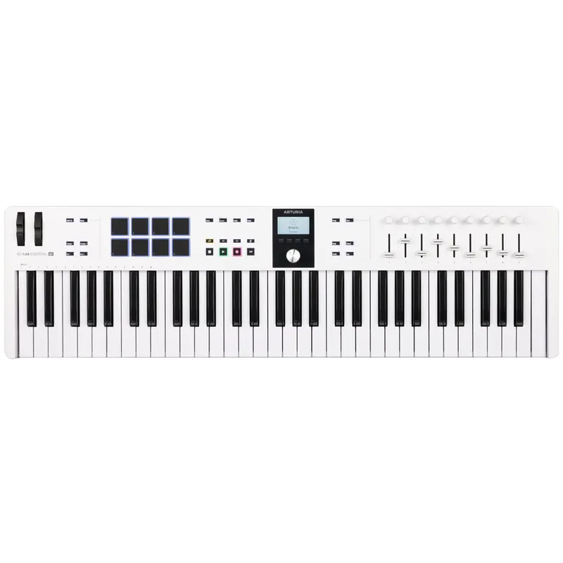 Arturia Keylab Essential 3 61 Key Midi Keyboard - White Direct From Manufacturer