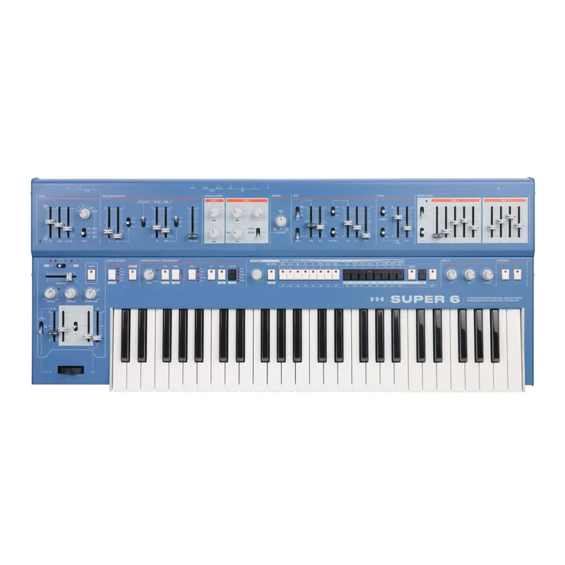 Free Returns UDO Audio Super 6 Polyphonic Synthesizer - Blue