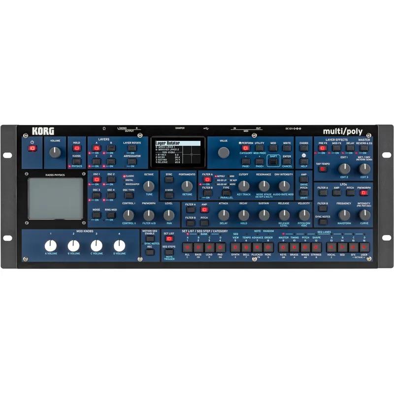 Korg MultipolyM Analog Modeling Synthesizer Module Last Chance