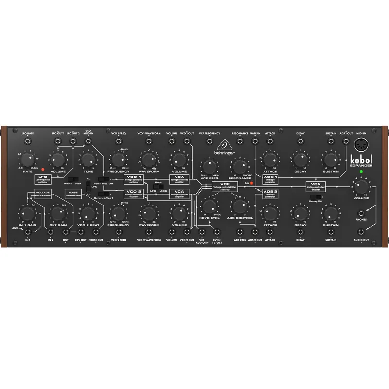Premium Behringer Kobol Expander Analog Semi-Modular Synthesizer with 2 VCOs