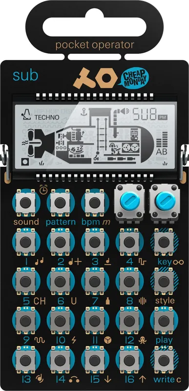 Latest Teenage Engineering Pocket Operator PO-14SUB Pocket Operator Bass Synthesizer