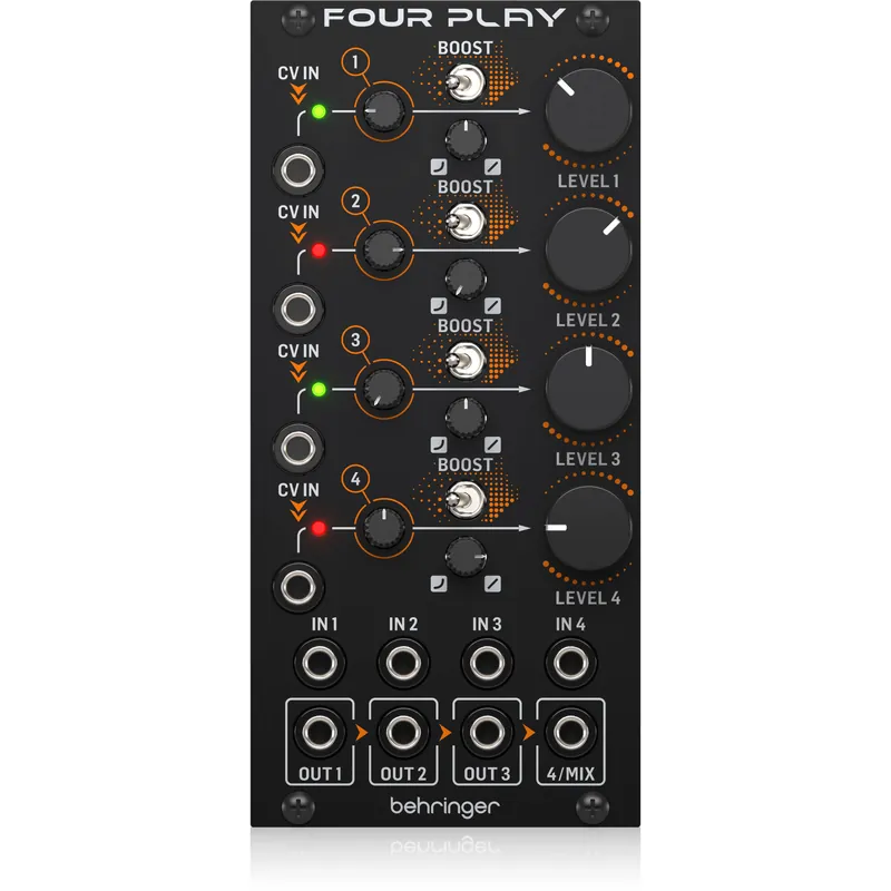 Super Sale Behringer Four Play Quad VCA and Mixer Eurorack Module