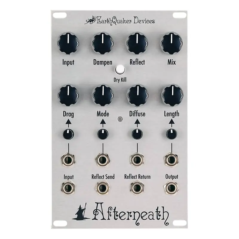 Bargain EarthQuaker Devices Custom Color Silver Afterneath Eurorack Synthesize