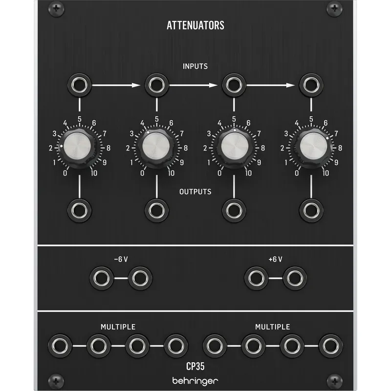 Behringer CP35 Attenuators - Analog Attenuator and Multiples Eurorack Exclusive Offer