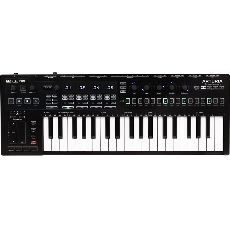 Final Sale Arturia Keystep Pro Chroma Controller & Sequencer - Metallic Gray