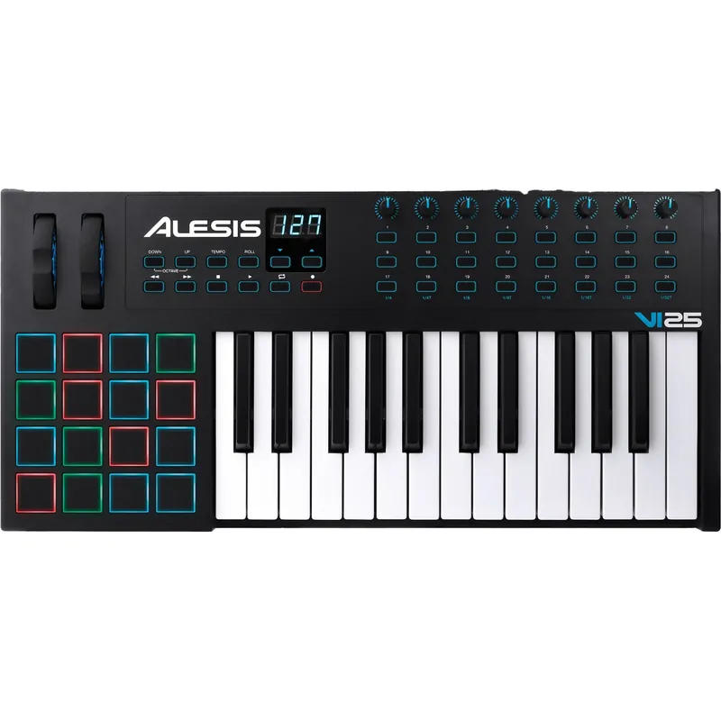 Don’t Miss Out Alesis VI25 Advanced USB MIDI Pad/Keyboard Controller